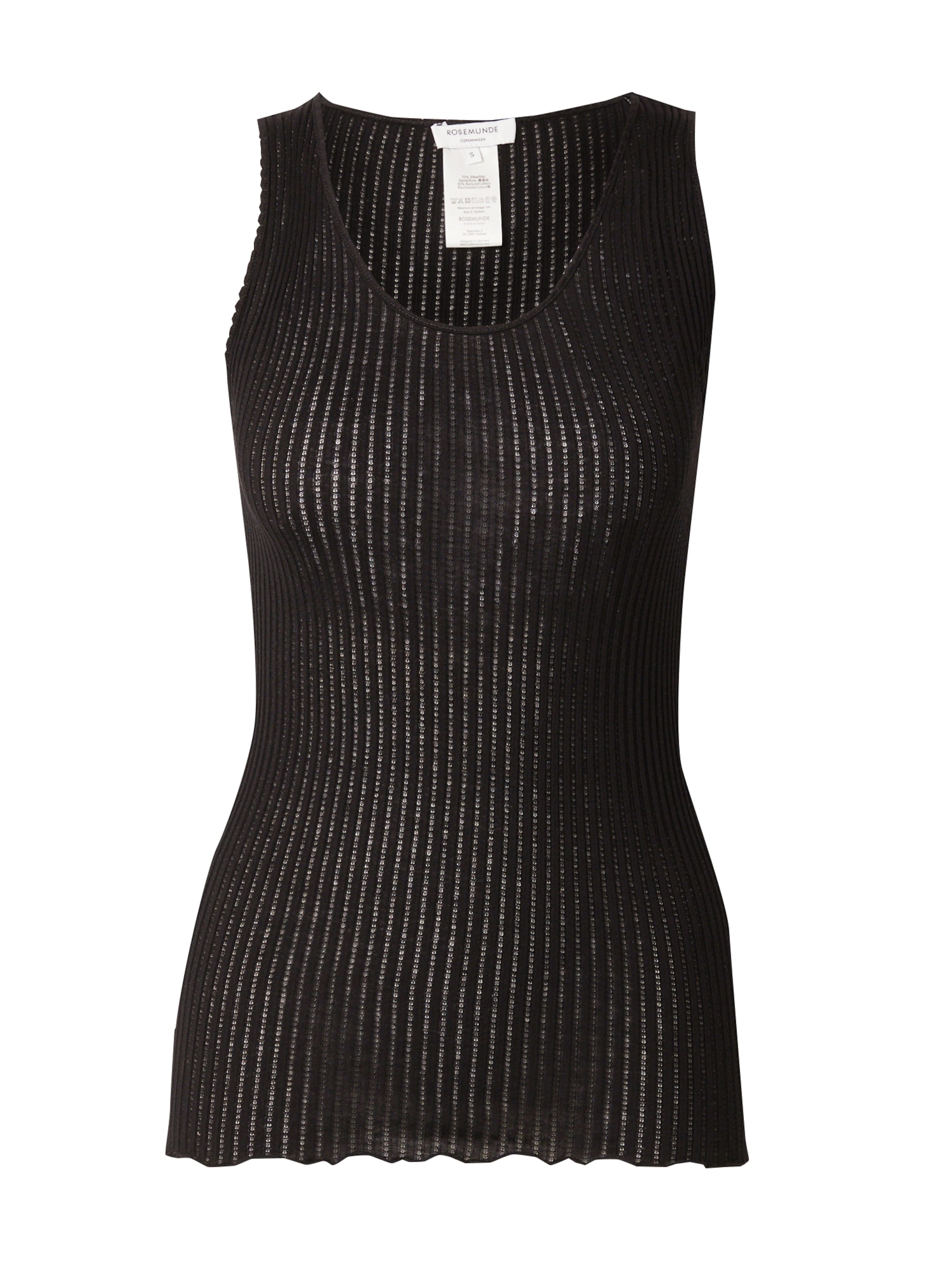 rosemunde Top w kolorze czarny: przód