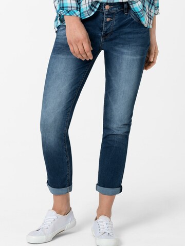 TIMEZONE Slimfit Jeans 'Nali' in Blau: Vorderseite