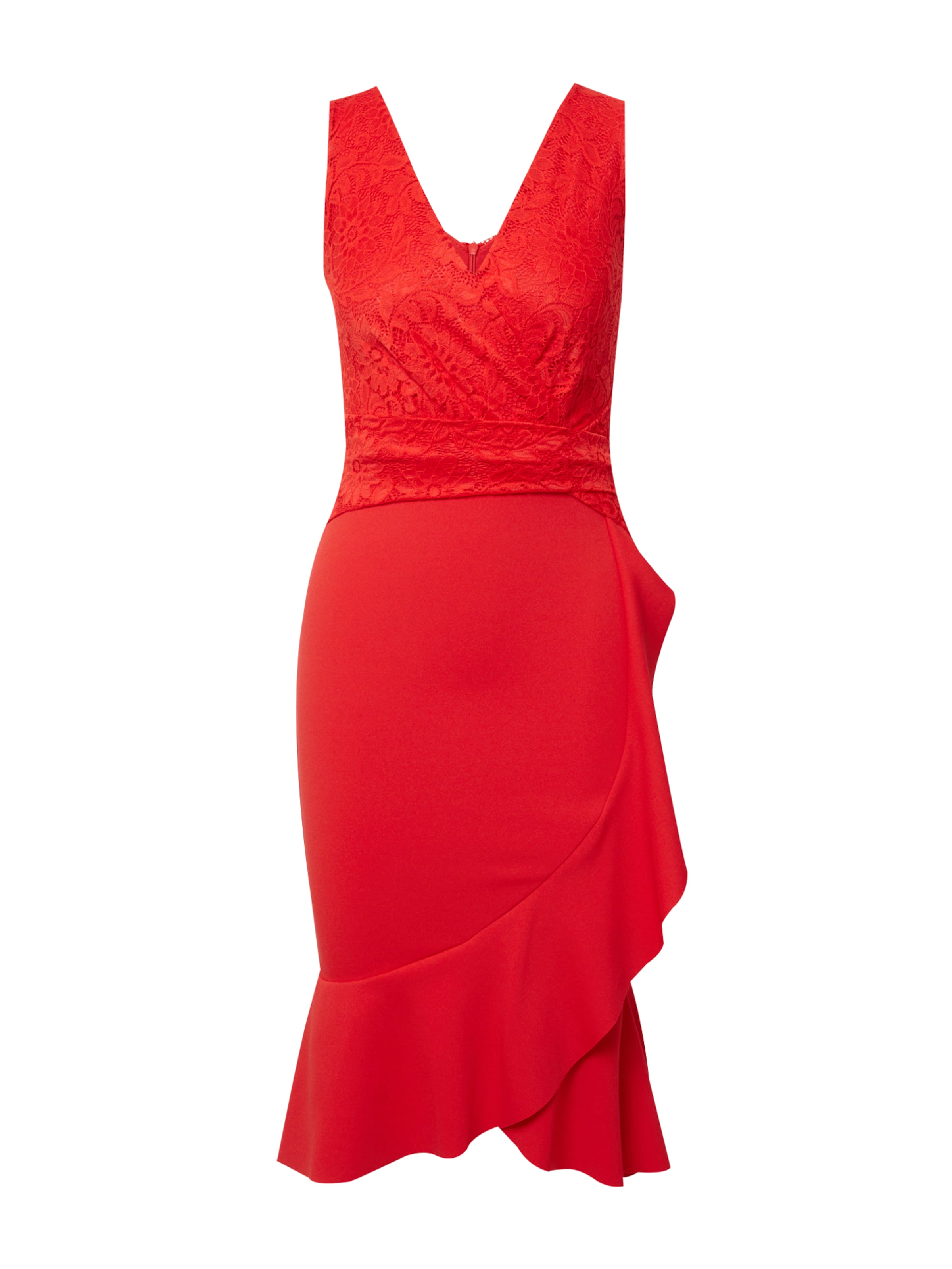 Abito da cocktail 'SALLY' di WAL G. in rosso: frontale