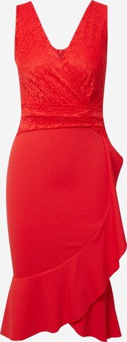 WAL G. - Vestido de cocktail 'SALLY' em vermelho: frente