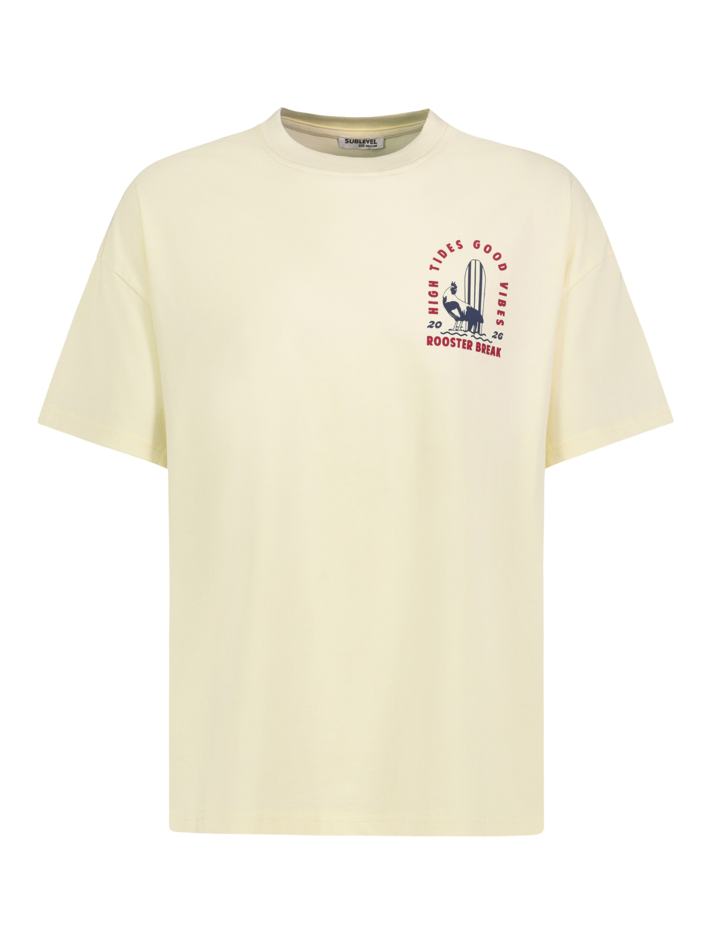 Sublevel Shirt in Gelb: Vorderseite