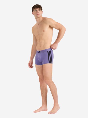 ADIDAS SPORTSWEAR Boxershorts ' Active Flex Cotton 3 Stripes ' in Lila