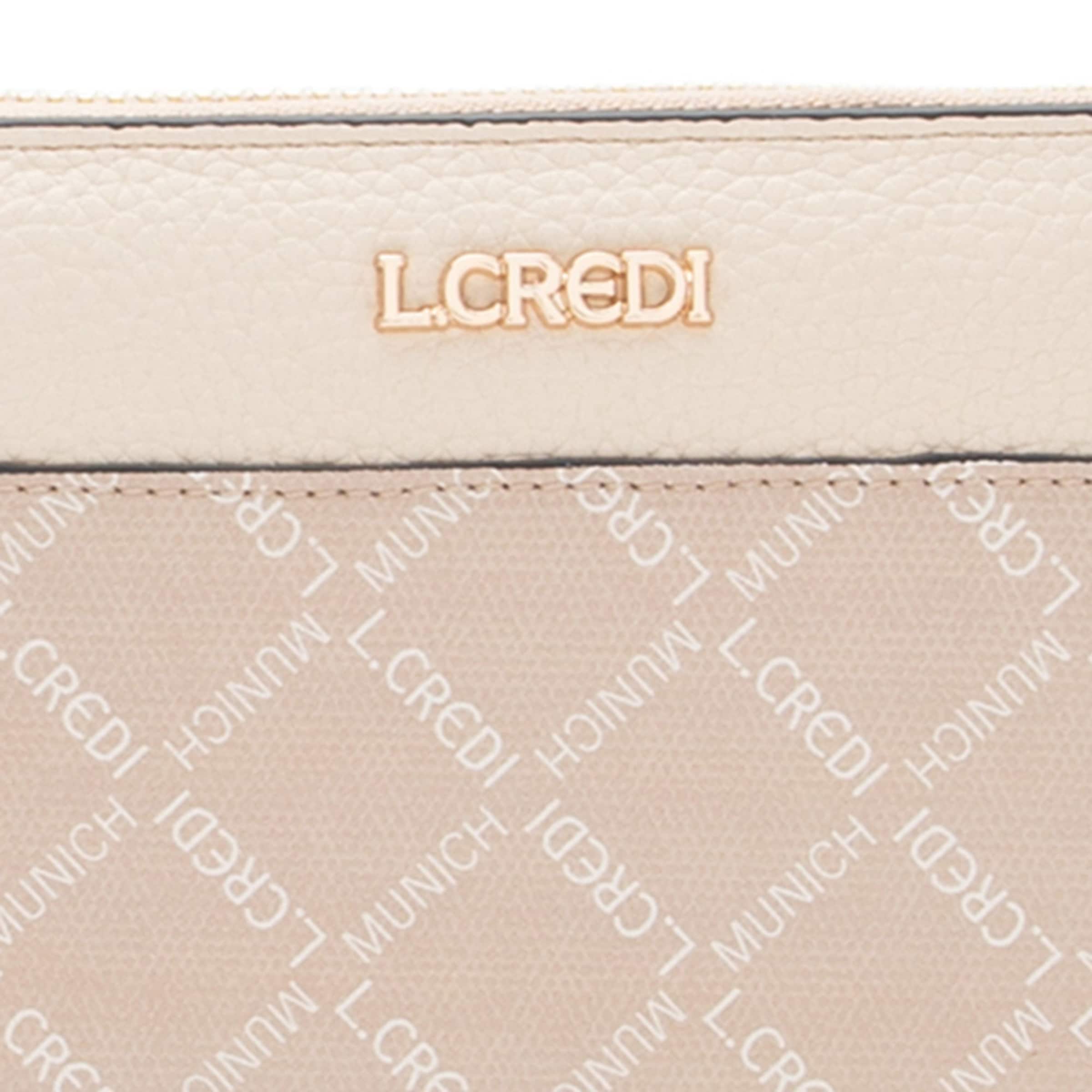 Portamonete 'Filiberta' di L.CREDI in beige