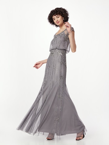 LACE & BEADS Вечерна рокля 'Keeva' в сиво