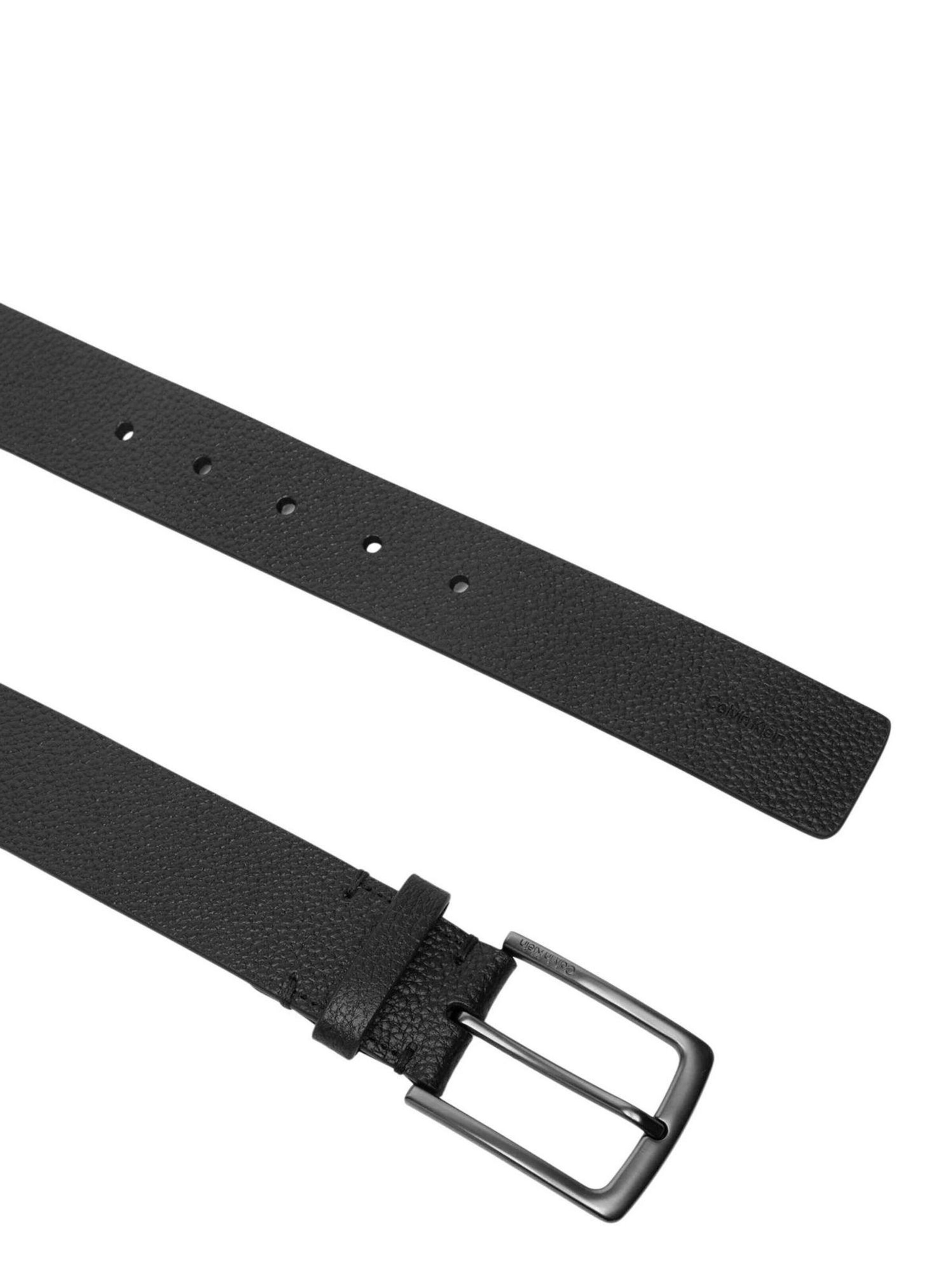 Cintura 'CASUAL PIN BUCKLE PEBBLE 35MM LV04D7095G' di Calvin Klein in nero