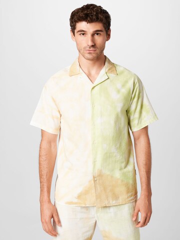 Redefined Rebel Regular fit Button Up Shirt 'Max' in Green: front