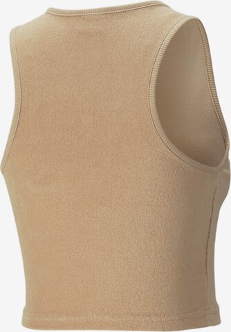 PUMA Sporttop in Beige