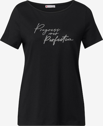 STREET ONE Shirt in Schwarz: Vorderseite
