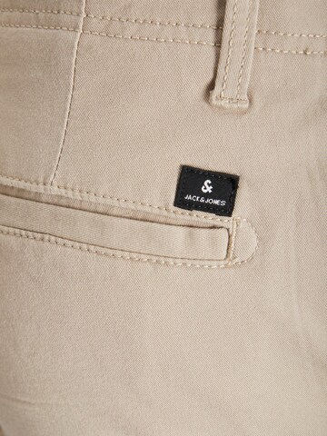 Coupe slim Pantalon cargo ' Marco Joe' Jack & Jones Plus en beige