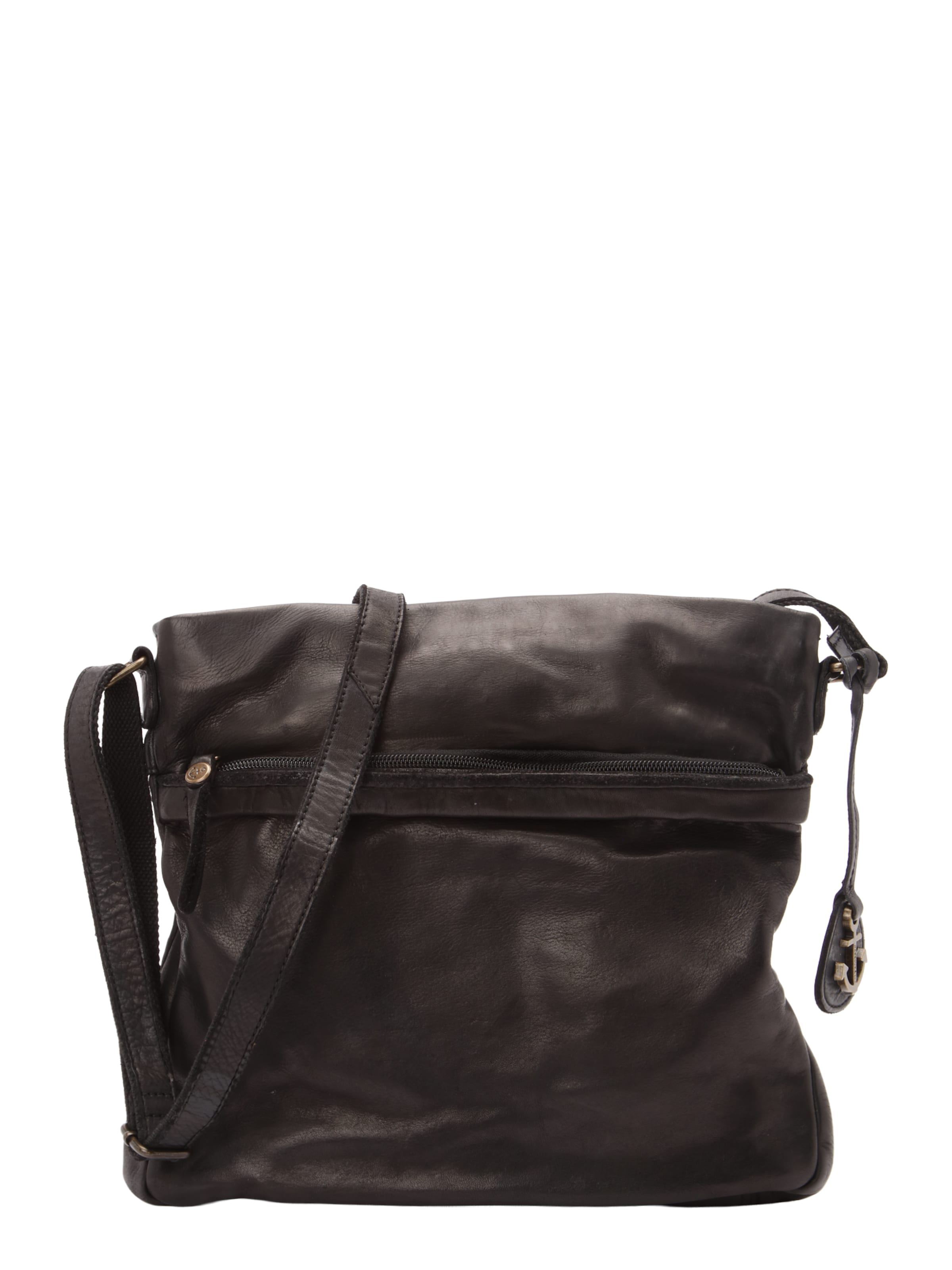 Harbour 2nd Umhängetasche 'River' in Schwarz: Vorderseite