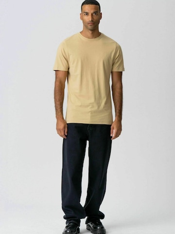 TEESHOPPEN - Regular Fit Camisa ' Organic Basic ' em bege