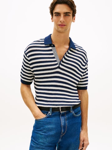Pull-over TOMMY HILFIGER en bleu : devant