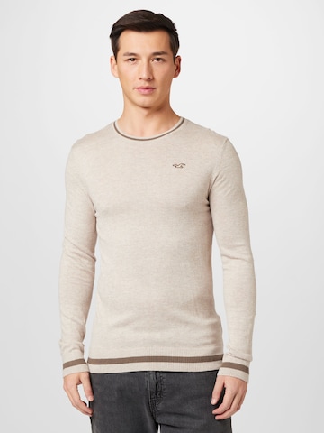 HOLLISTER Sweater in Brown: front