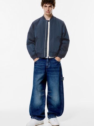 Pull&Bear Overgangsjakke i blå: forside