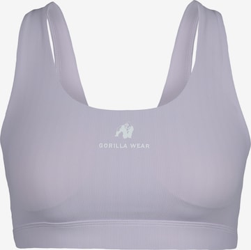 Bustier Hauts de bikini 'Summerville ' Gorilla Wear en violet : devant