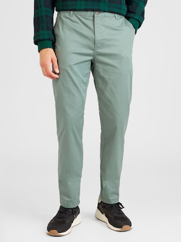 SCOTCH & SODA - Slimfit Pantalón chino 'Stuart' en verde: frente