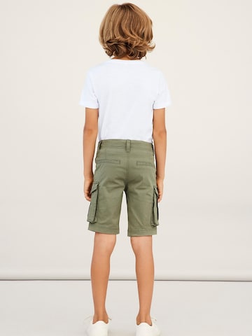 NAME IT Regular Pants 'Ryan' in Green