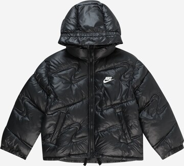 Veste mi-saison Nike Sportswear en noir : devant