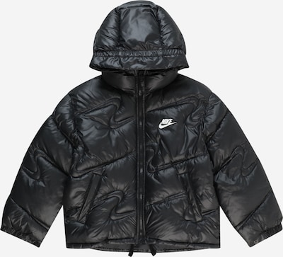 Nike Sportswear Демисезонная куртка в Черный / Белый, Обзор товара