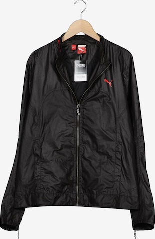 PUMA Jacke L-XL in Schwarz: Vorderseite