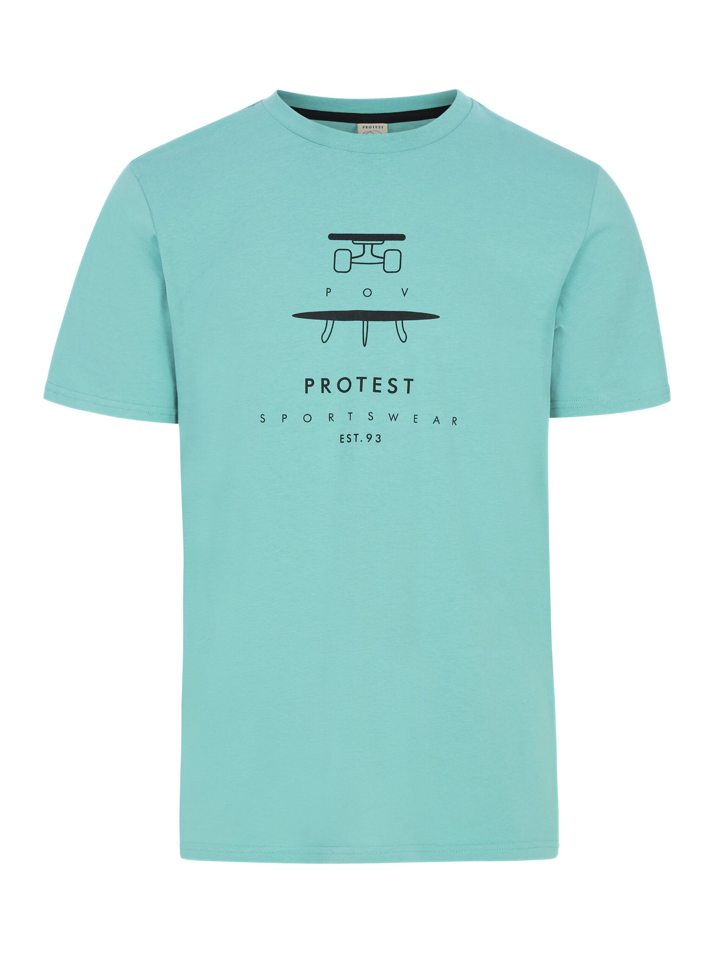 PROTEST Shirt 'PRTAndros' in Green: front