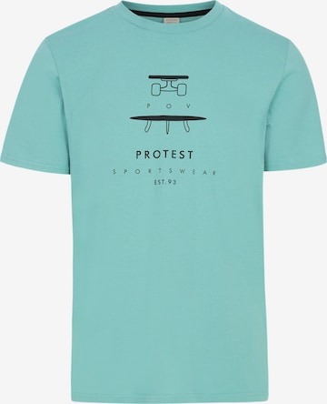 PROTEST Shirt 'PRTAndros' in Green: front