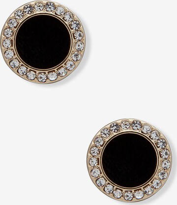 Boucles d'oreilles DKNY en or : devant