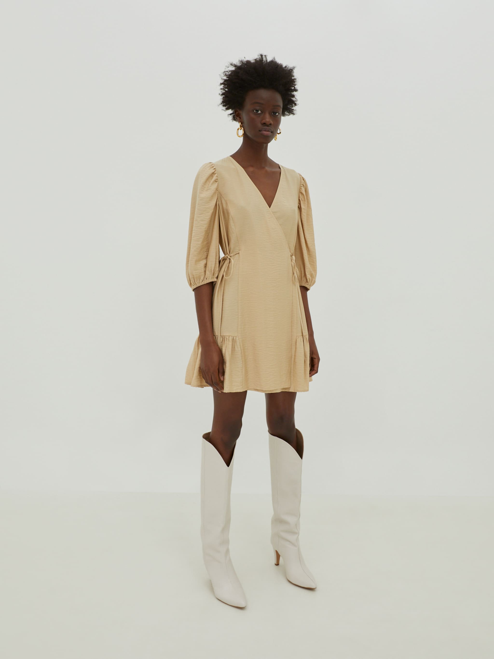 EDITED Produkte Kleid 'Gemma' beige