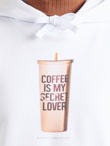 EINSTEIN & NEWTON Sweatshirt 'Coffee' in White