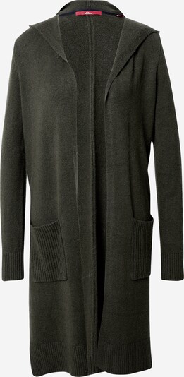 s.Oliver Cardigan en kaki, Vue avec produit