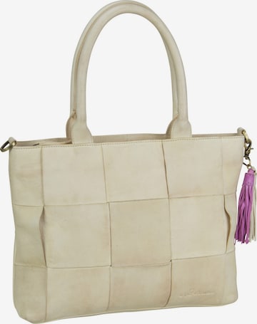 Taschendieb Wien Handbag 'Trubelgasse 2' in Beige: front