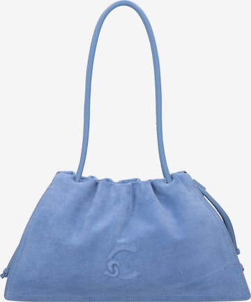 Borsa a spalla 'Dulse' di Coccinelle in blu: frontale