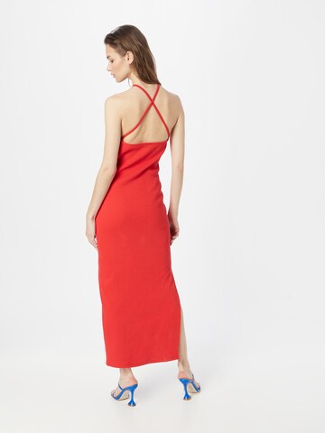 Oval Square Dress 'Jerry' in Red