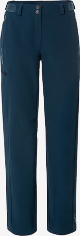 VAUDE Functionele broek 'W Skomer Winter P II' in Blauw: voorkant