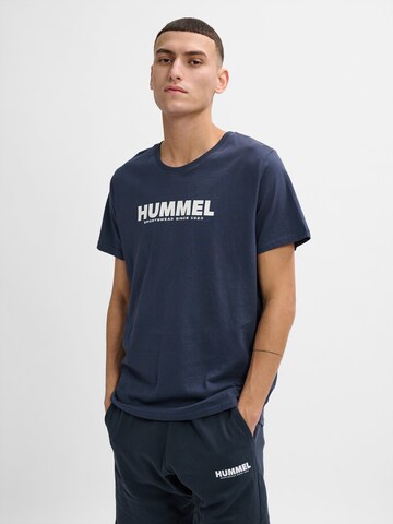 Hummel Shirt 'Legacy' in Blauw: voorkant