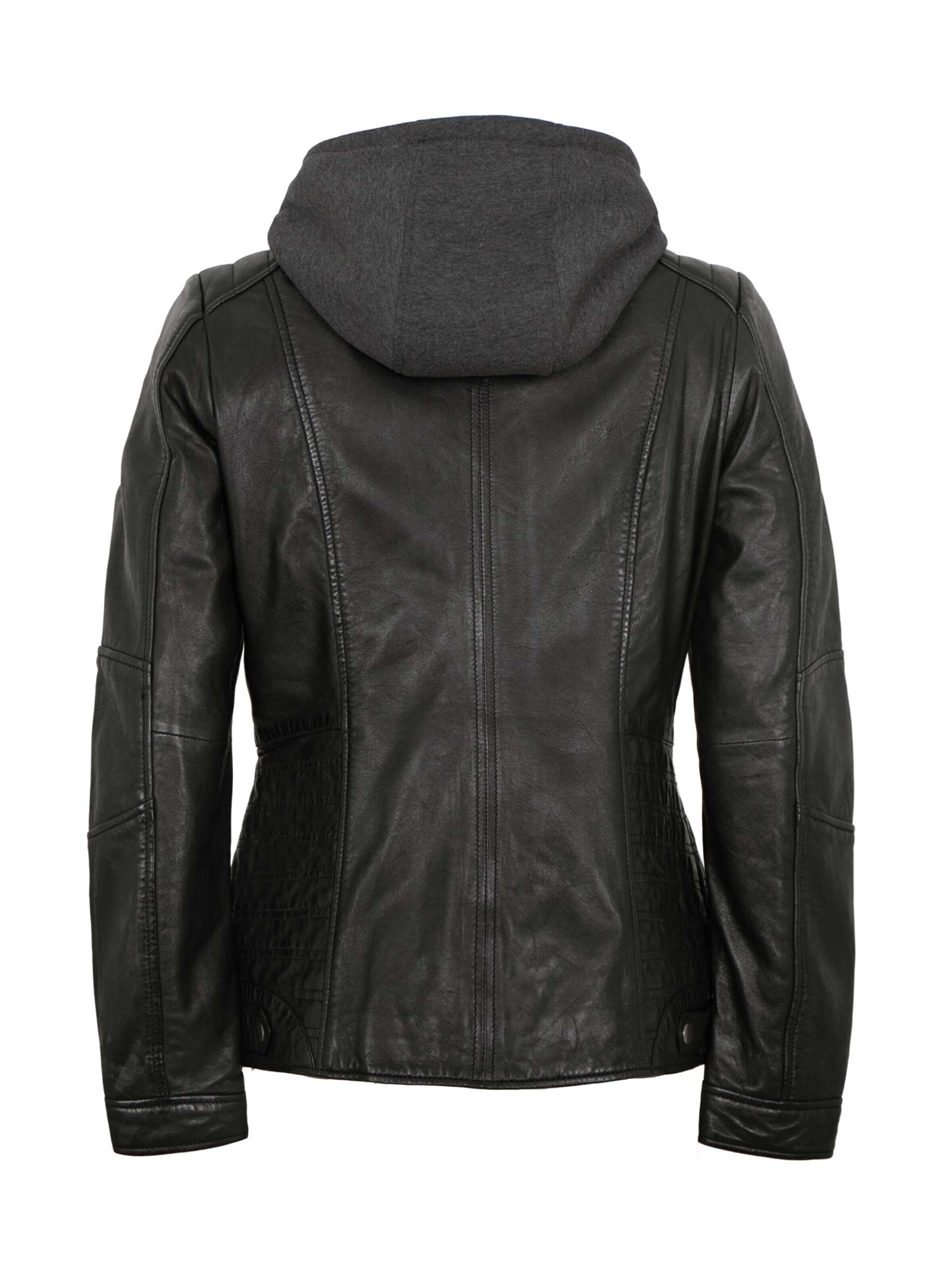 Jilani Between-Season Jacket 'Iris' in Black