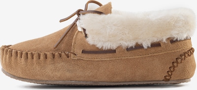 Minnetonka Moccasin 'Chrissy' in Brown / White, Item view