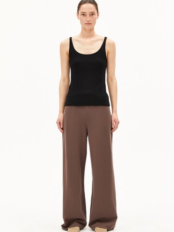 ARMEDANGELS Wide leg Broek in Bruin