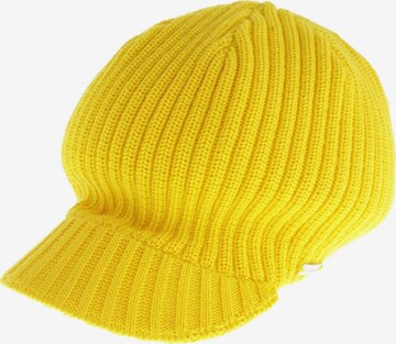 Kings Of Indigo Hat & Cap in One size in Yellow: front