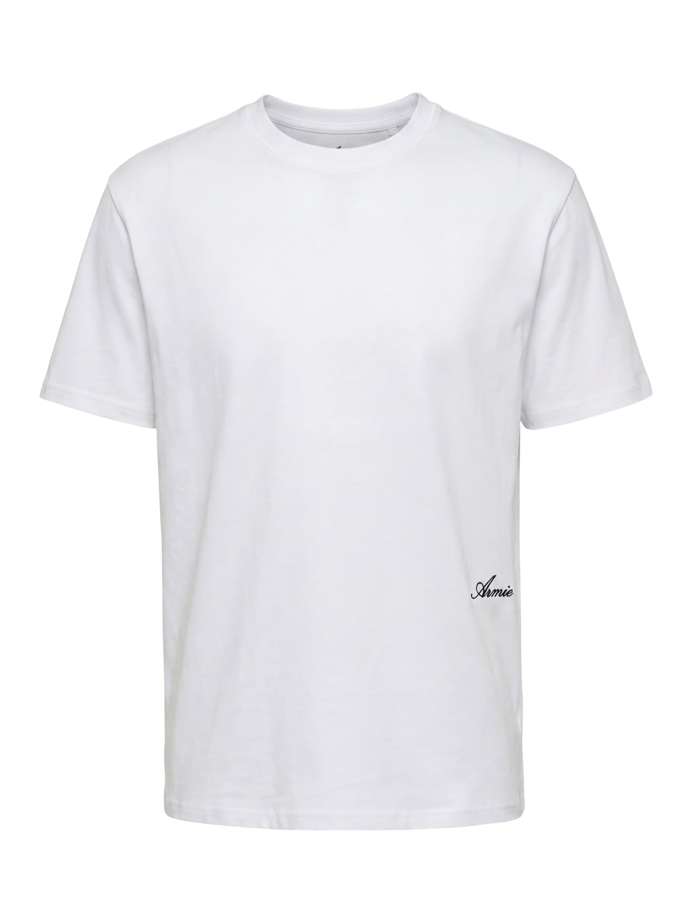 ARMIE Shirt 'The Casper' in Wit: voorkant