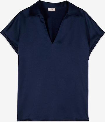 oltre - Top en azul: frente