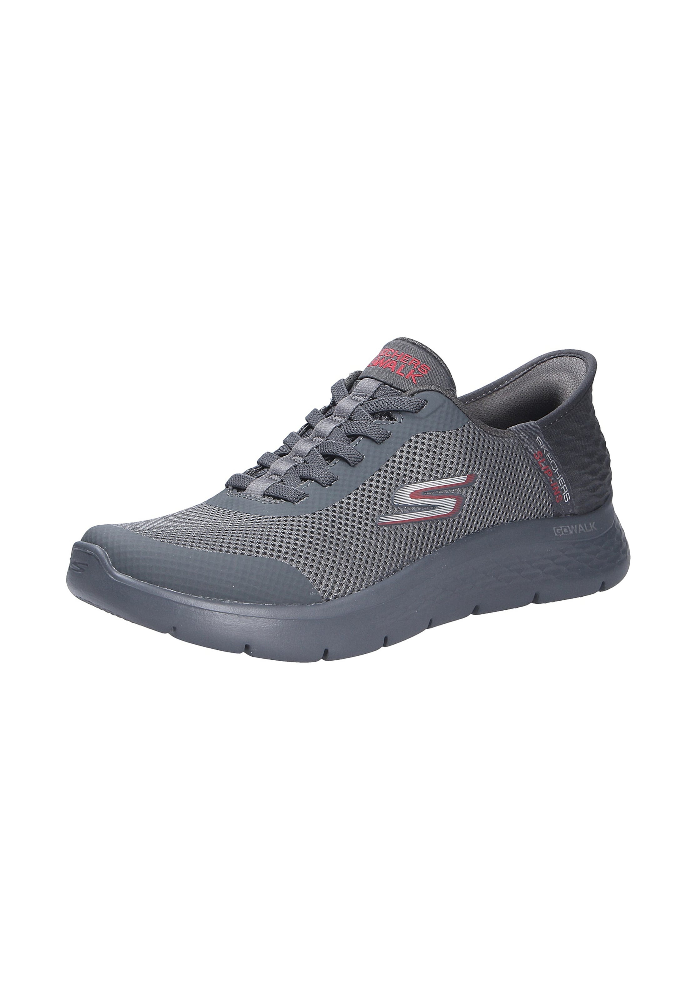 Baskets basses 'GO WALK FLEX - HANDS UP' SKECHERS en gris : devant