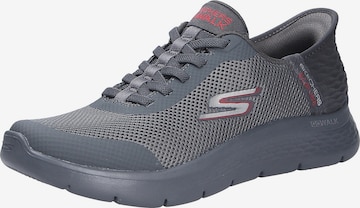 Baskets basses 'GO WALK FLEX - HANDS UP' SKECHERS en gris : devant