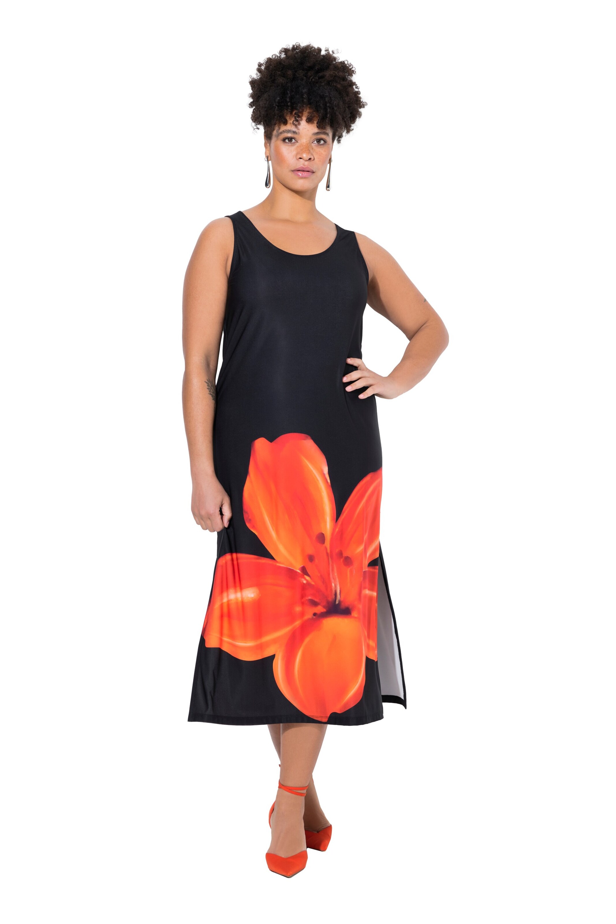 MIAMODA Jurk in Zwart: voorkant