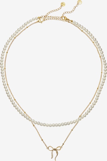 LASCANA Kette in gold / weiß, Produktansicht