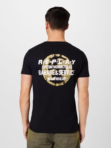 REPLAY T-Shirt in Schwarz: Vorderseite