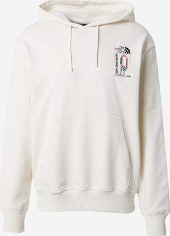 Felpa 'EXPLORE GEAR' di THE NORTH FACE in bianco: frontale