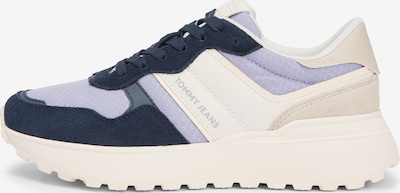 Sportbačiai be auliuko iš Tommy Jeans, spalva – smėlio spalva / tamsiai mėlyna jūros spalva / šviesiai mėlyna / balta, Prekių apžvalga