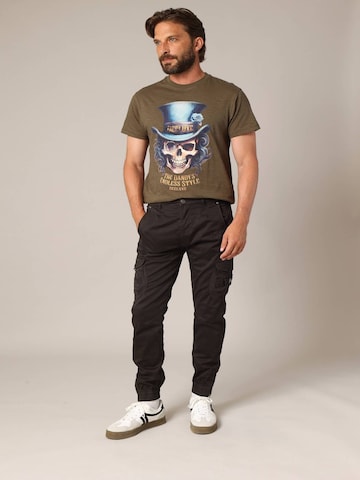 Deeluxe Cargohose 'Garden' in Braun