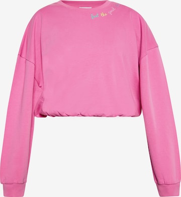 IZIA Sweatshirt in Pink: front